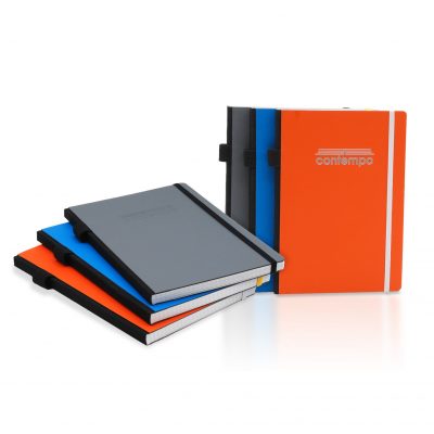 Contempo Bookbound Journal with Matching Color Flat Elastic-1