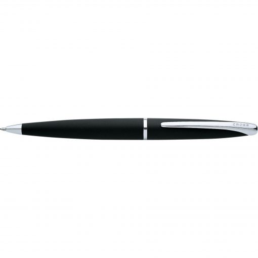 ATX® Basalt Black Ballpoint Pen w/Classic Black Journal-1