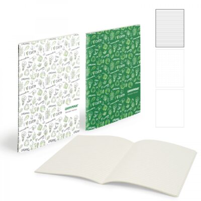 Mighty Centre Sewn Notebook (7" X 9" With 56 Pages)
