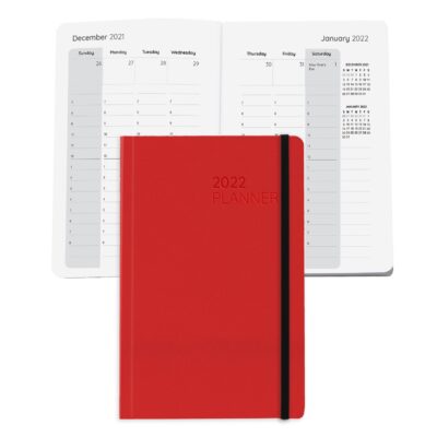 Boardroom Faux Leather Perfect Bound Weekly Planner Journal Book
