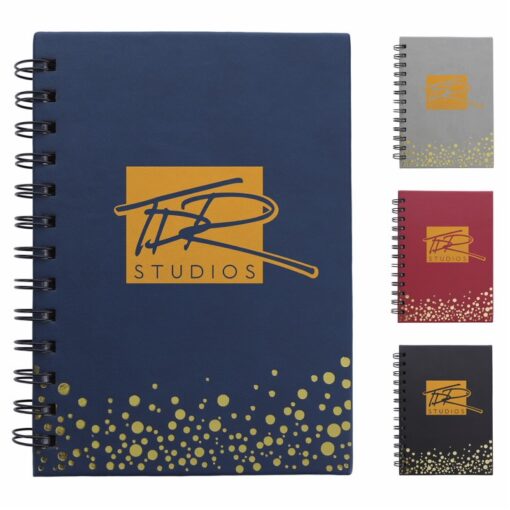 Metallic Dots Notebook