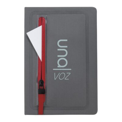 Sleek Zippered Pocket Journal