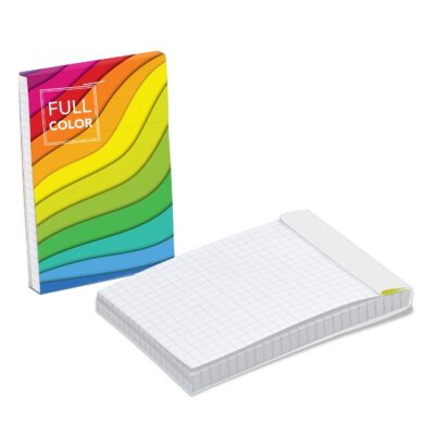 3.5" x 5" Full Color Sierra Jotter Notepad - FSC Certified