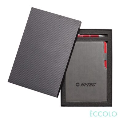 Eccolo® Mambo Journal/Clicker Pen Gift Set - (M) Red-1