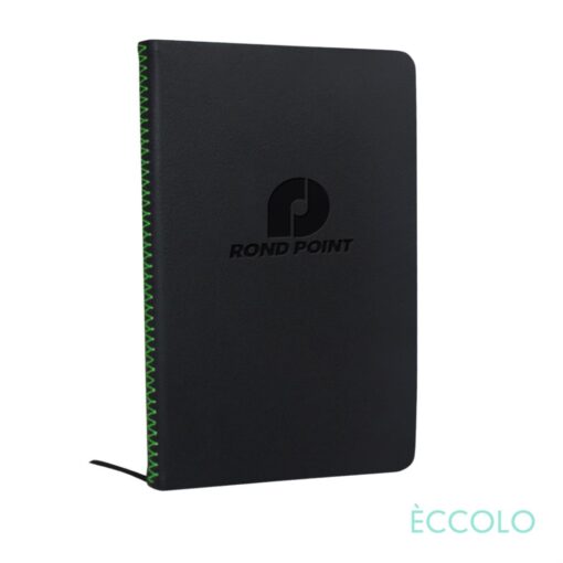 Eccolo® New Wave Journal - (M) 5¾"x8¼" Green