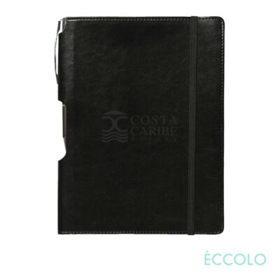 Eccolo® Rhythm Journal/Clicker Pen - (M) Black