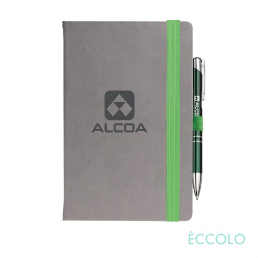 Eccolo® Salsa Journal/Clicker Pen - (M) Green-1