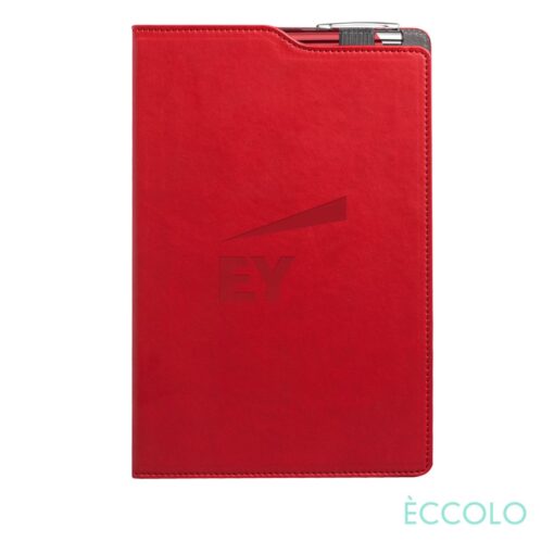 Eccolo® Soca Journal/Clicker Pen - (M) Red-1