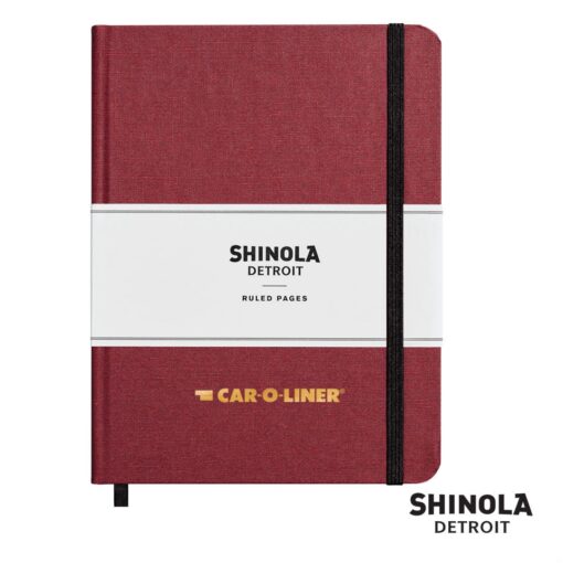 Shinola® HardCover Journal - (L) 7"x9" Bordeaux