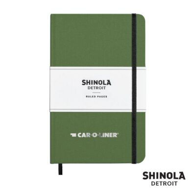 Shinola® HardCover Journal - (M) 5¼"x8¼" Olive Green