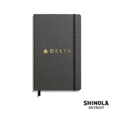 Shinola® SoftCover Journal - (M) 5¼"x8¼" Charcoal Gray