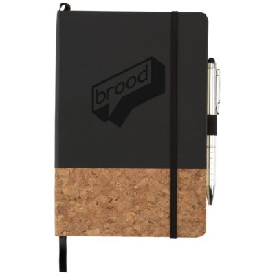 5.5" x 8.5" FSC Lucca Cork Hard Bound JournalBook®-1
