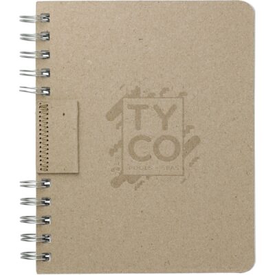 6" x 7.5" Recycled Cardboard Spiral JournalBook®-1