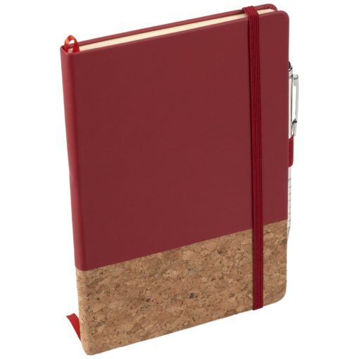 5.5" x 8.5" FSC Lucca Cork Hard Bound JournalBook®-9