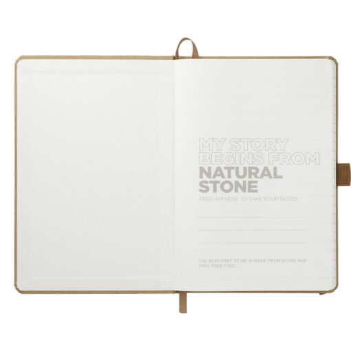 5.5" x 8.5" Washable Kraft Stone Bound JournalBook-2