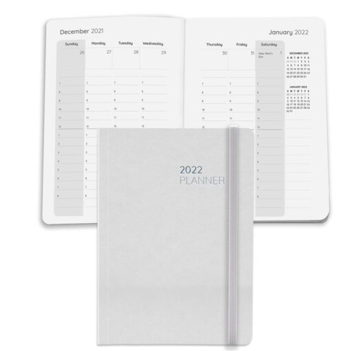 Boardroom Faux Leather Perfect Bound Weekly Planner Journal Book-2
