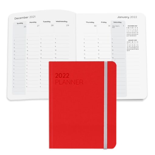 Boardroom Faux Leather Perfect Bound Weekly Planner Journal Book-5