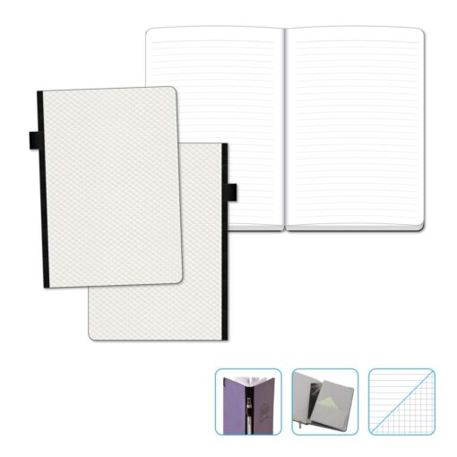 Contempo Bookbound Journal with Matching Color Flat Elastic-4