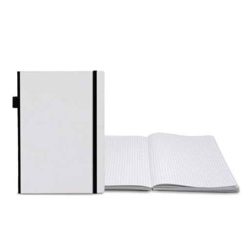Contempo Bookbound Leather Cover Journal with Matching Color Flat Elastic Closure-2