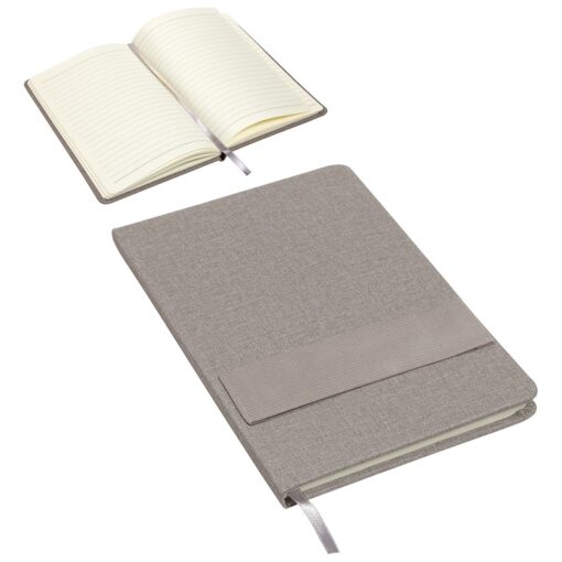 Council Textured Journal with Phone + Pen Holder-6