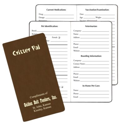 Critter Pal-Pet Information Journal/ Canyon Covers-1