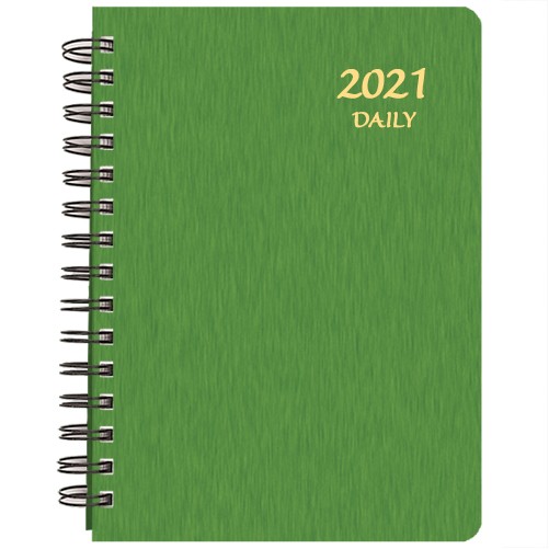 Daily Classic Wire Bound Diary w/ Shimmer Cover-4