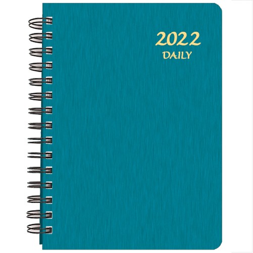 Daily Classic Wire Bound Diary w/ Shimmer Cover-5