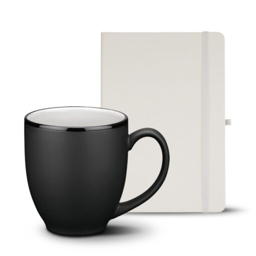 Eccolo® Cool Journal/Dereham Mug Set - White-2