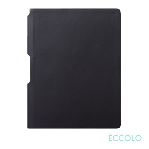 Eccolo® Groove Journal - (M) 5¾"x8¼" Black-2