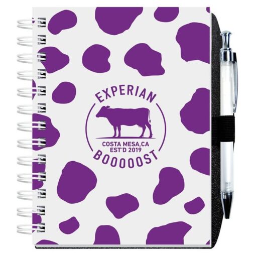 Gloss Cover Journals w/100 Sheets & Pen (5"x7")-3