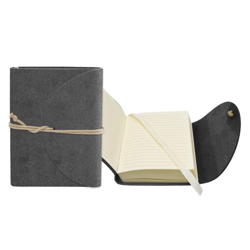 Leather Perfect Flap Book-Bound Journal - 3"x4"-7