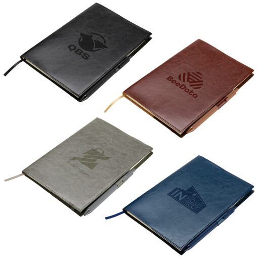 Conclave Refillable Leatherette Journal with Pen-1