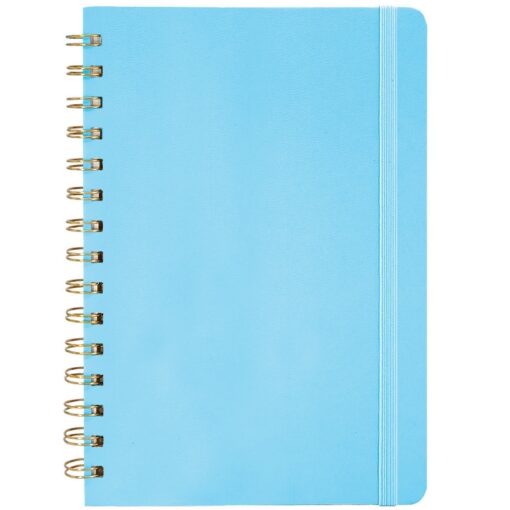 Hardcover Spiral Bound PU Leather Journal-10