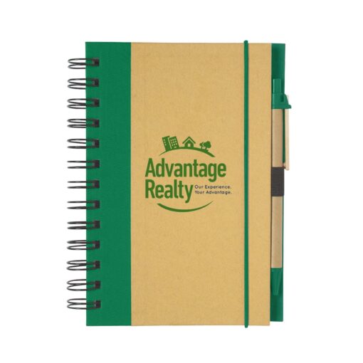Eco Hardcover Journal and Pen-5
