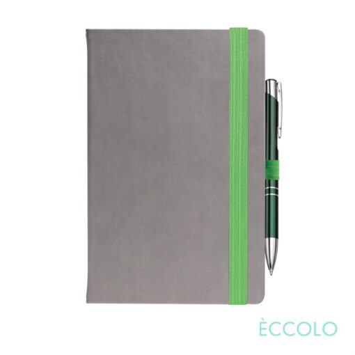 Eccolo® Salsa Journal/Clicker Pen - (M) Green-2