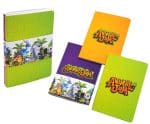 Custom 3.5" x 5" Set of 3 Full Color Stitched Commuter Journals - 1