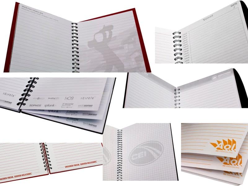 Custom 5" x 7" Classic Spiral Journal Notebook - 6
