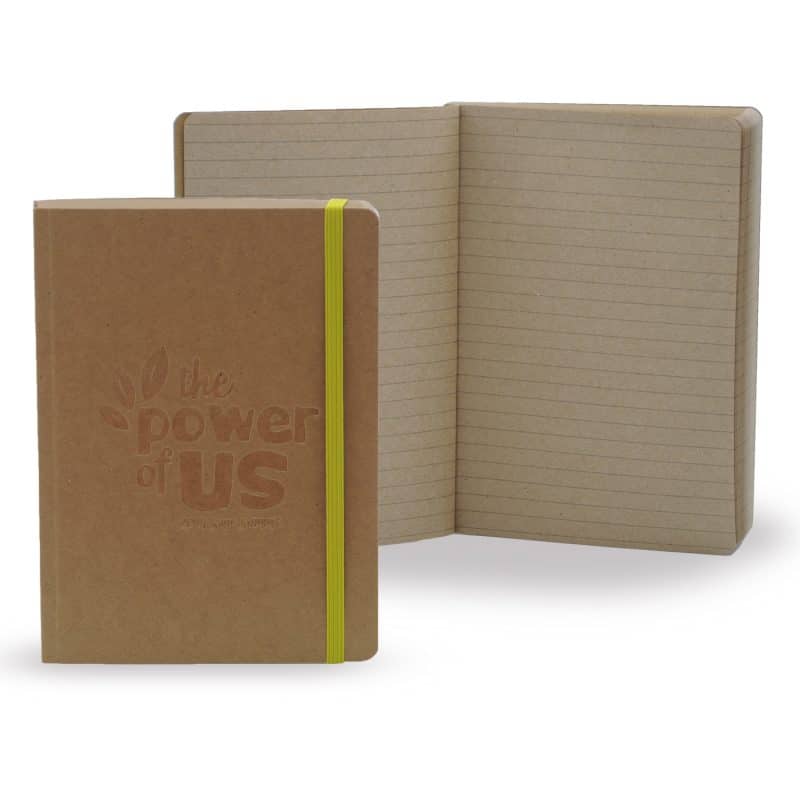 Custom 5" x 7" Recycled Kraft Perfect Bound Journal - 1