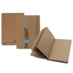 Custom 5" x 7" Recycled Kraft Perfect Bound Journal - 2