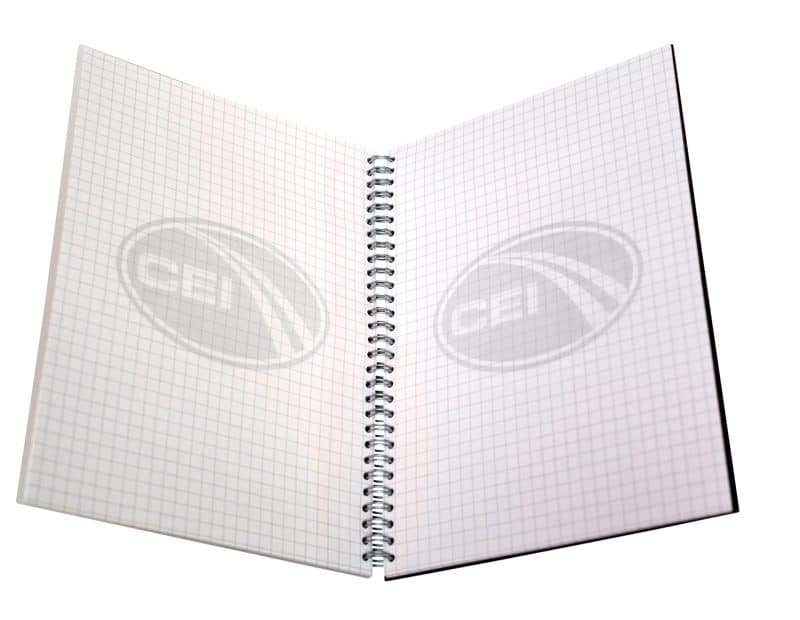 Custom 7" x 7" Recycled Spiral Journal - 3