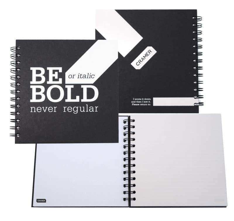 Custom 7" x 7" Recycled Spiral Journal