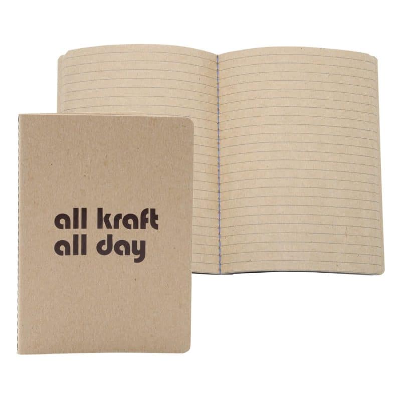 Custom 7" x 9" All Kraft Commuter Stitched Journal