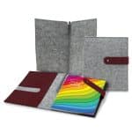 Custom 7" x 9" Feltro Collection Refillable Journal Set - 3