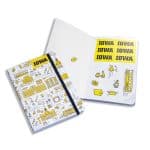 Custom 7" x 9" Full Color Perfect Bound Sticker Journal