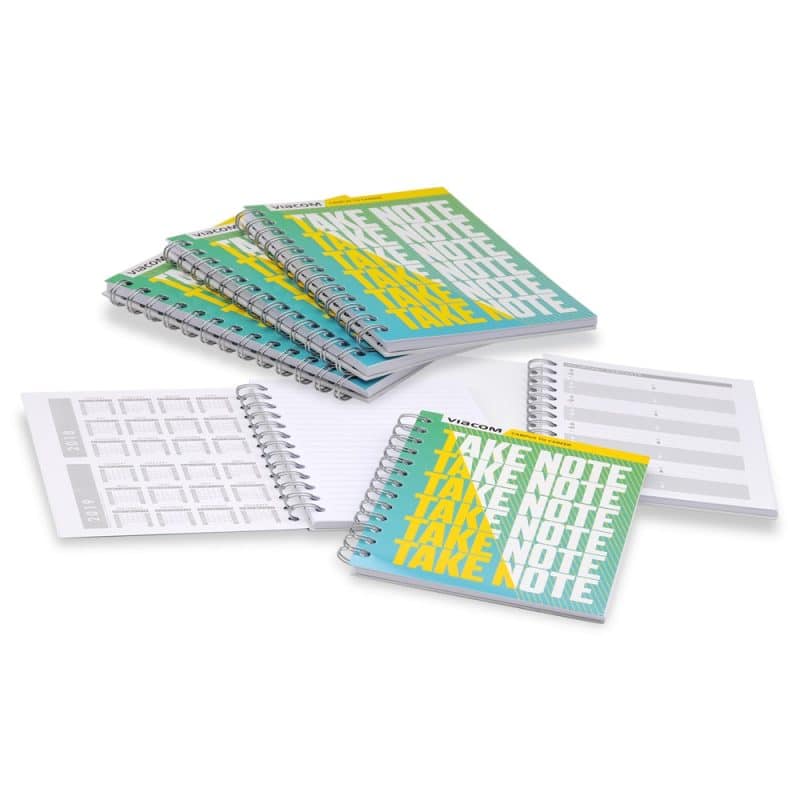 Custom 7" x 9" Full Color Value Spiral Journal - 2