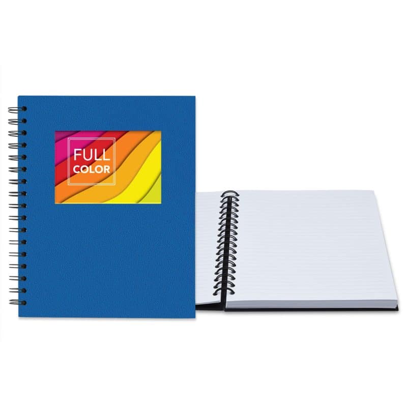 Custom 7" x 9" Senzabrite Window Spiral Journal - 2