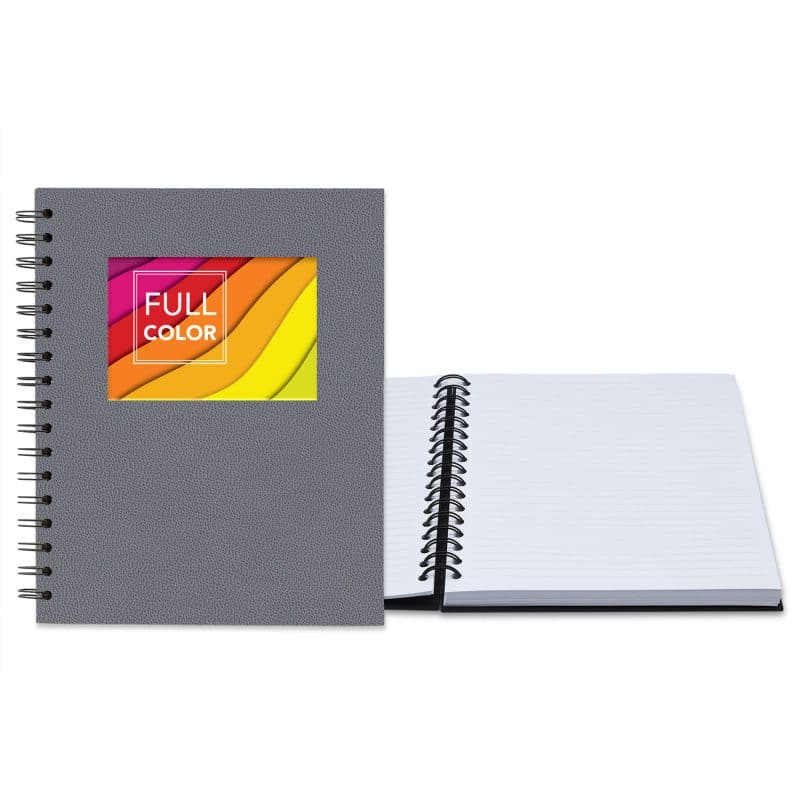 Custom 7" x 9" Senzabrite Window Spiral Journal - 3