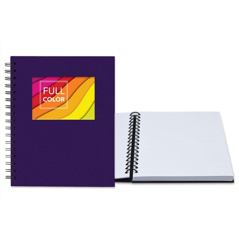 Custom 7" x 9" Senzabrite Window Spiral Journal - 7