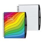 Custom 7" x 9" Spiral Journal with Pen - 7