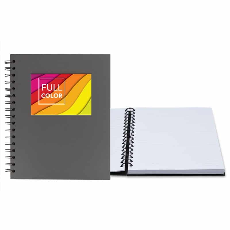 Custom 7" x 9" Window Spiral Journal - 7